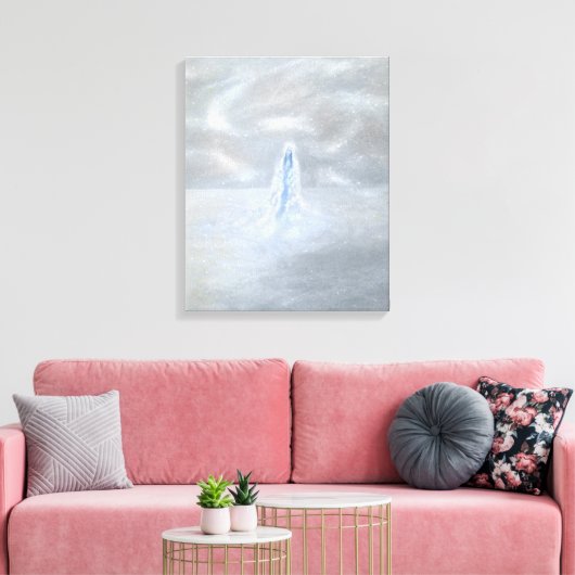 Onze dame van de Snows Canvas Afdruk (Insitu (Woonkamer))