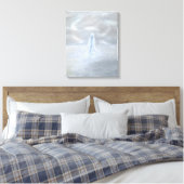 Onze dame van de Snows Canvas Afdruk (Insitu (Slaapkamer))