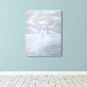 Onze dame van de Snows Canvas Afdruk (Insitu (Houten vloer))