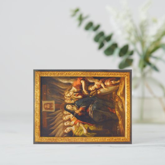 Onze dame van de Sorrows Briefkaart (Staand voorkant)