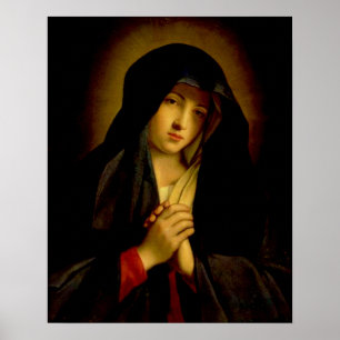 Onze dame van de Sorrows Maagd Mary - Dolorosa Poster