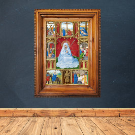 Onze dame van de Sorrows - middeleeuwse Manuscript Poster