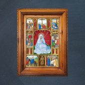 Onze dame van de Sorrows - middeleeuwse Manuscript Poster