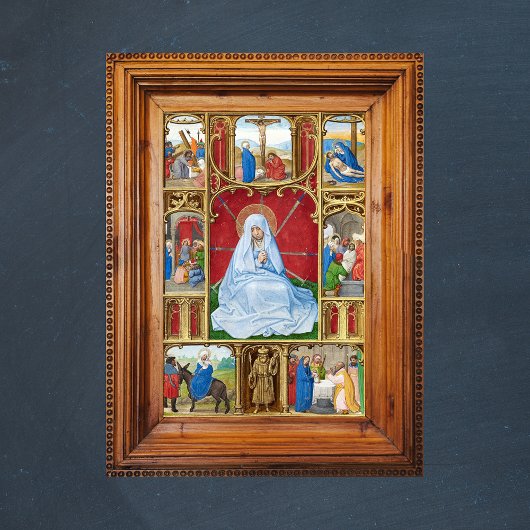 Onze dame van de Sorrows - middeleeuwse Manuscript Poster