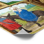 Onze dame van de Sorrows - middeleeuwse Manuscript Poster (Hoek)