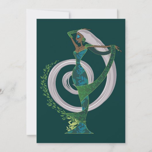 Onze dame van de Tea-uitnodigingen Kaart (Voorkant)