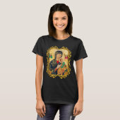 Onze dame van de voortdurende hulp heeft moeder Ma T-shirt (Voorkant volledig)