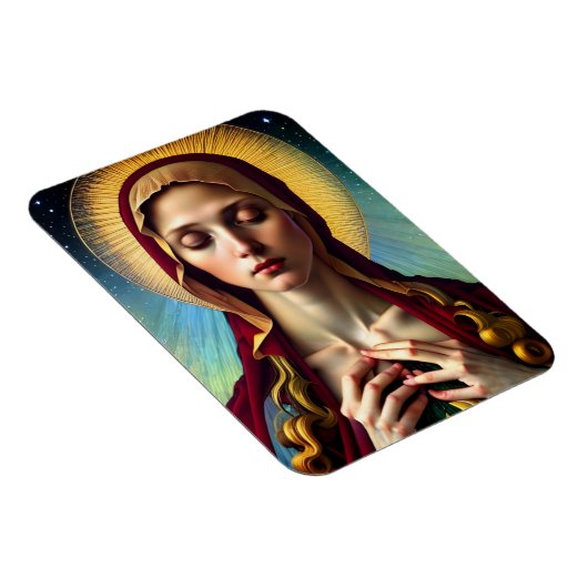 Onze dame van de Vrede Maagd Mary Modern Renaissan Magneet (Rechterzijde)