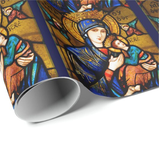 onze dame van eeuwige hulp cadeaupapier (Rol Hoek)