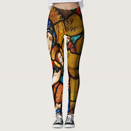 onze dame van eeuwige hulp leggings (Voorkant)