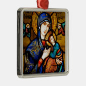 onze dame van eeuwige hulp metalen ornament (Rechts)