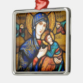 onze dame van eeuwige hulp metalen ornament (Links)