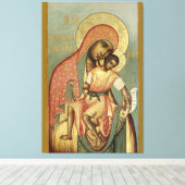 Onze dame van Eleus Canvas Afdruk (Insitu (Houten vloer))