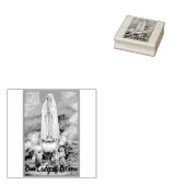 Onze dame van Fatima Afbeelding Rubber Stamp Rubberstempel (Gestempeld)