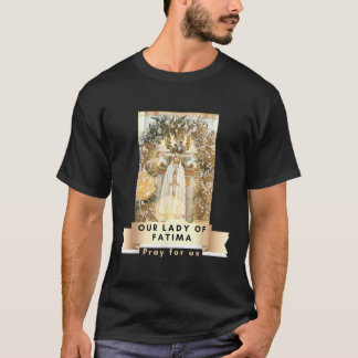 Onze dame van Fatima Blessed moeder Mary katholiek T-shirt