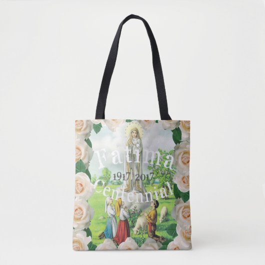 Onze dame van Fatima Canvas tas (Voorkant)