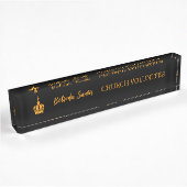 Onze dame van Fatima kroon Naambordje