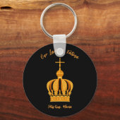 Onze dame van Fatima kroon Sleutelhanger (Voorkant)