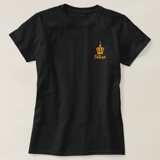 Onze dame van Fatima kroon T-shirt (Design voorkant)