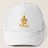 Onze dame van Fatima kroon Trucker Pet (Voorkant)