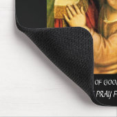 onze dame van goede raad bidt u alstublieft voor o muismat (Hoek)