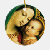 onze dame van goede raad keramisch ornament (Voorkant)