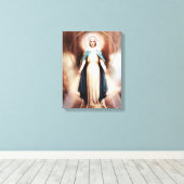 Onze dame van Grace Canvas Afdruk (Insitu (Houten vloer))