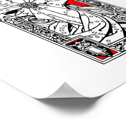 Onze dame van Grace Poster (Hoek)