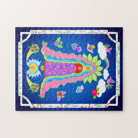 Onze dame van Guadalupe 11x14 Jigzaag Puzzle Legpuzzel (Horizontaal)