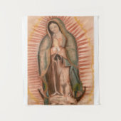 Onze dame van Guadalupe - Aangepast tapijt Wandkleed (Voorkant)