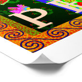 Onze dame van Guadalupe Angel of Peace poster (Hoek)