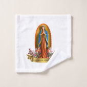 Onze dame van Guadalupe Bad Handdoek (Wasdoekje)