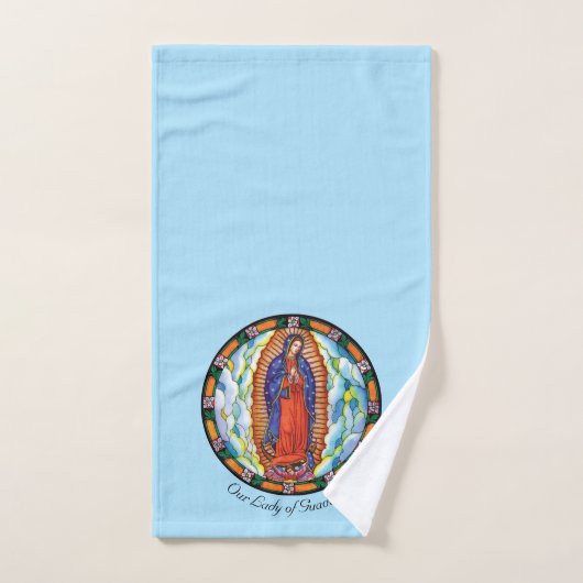 Onze dame van Guadalupe Bad Handdoek (Handdoek)