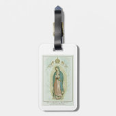Onze dame van Guadalupe Bagagelabel (Achterkant verticaal)