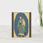 Onze dame van Guadalupe Bedankkaart (Voorkant)