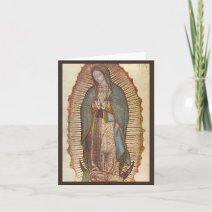 Onze dame van Guadalupe Bedankkaart