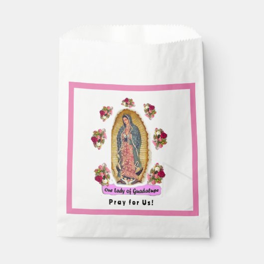 Onze dame van Guadalupe Bedankzakje (Voorkant)