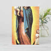Onze dame van Guadalupe-beschermer van de ongebore Kaart (Staand voorkant)