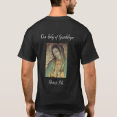 onze dame van guadalupe beschermt me t-shirt (Achterkant)