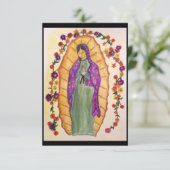 Onze dame van Guadalupe Blank Kaart (Staand voorkant)