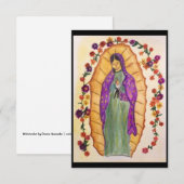 Onze dame van Guadalupe Blank Kaart (Voorkant / Achterkant)