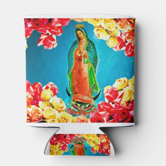 Onze dame van Guadalupe Blikjeskoeler (Achterkant)