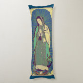 Onze dame van Guadalupe Body Pillow Lichaamskussen (Achterkant (Verticaal))
