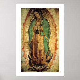 Onze dame van Guadalupe, breekbaar Poster