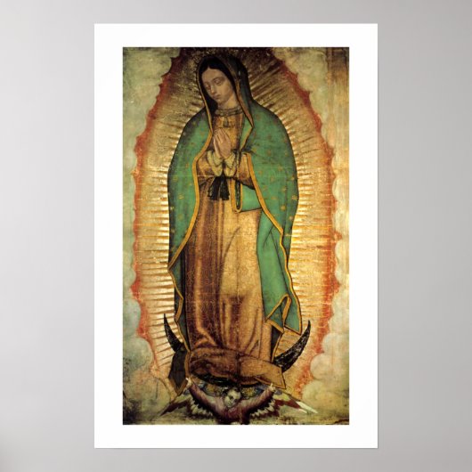 Onze dame van Guadalupe, breekbaar Poster (Voorkant)