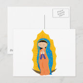 Onze dame van Guadalupe Briefkaart (Voorkant / Achterkant)