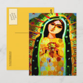 Onze dame van Guadalupe Briefkaart (Voorkant / Achterkant)