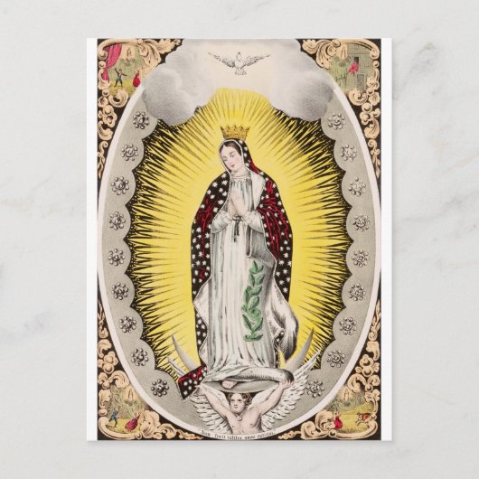 Onze dame van Guadalupe Briefkaart (Voorkant)