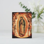 Onze dame van Guadalupe Briefkaart (Staand voorkant)