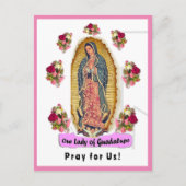 Onze dame van Guadalupe Briefkaart (Voorkant)